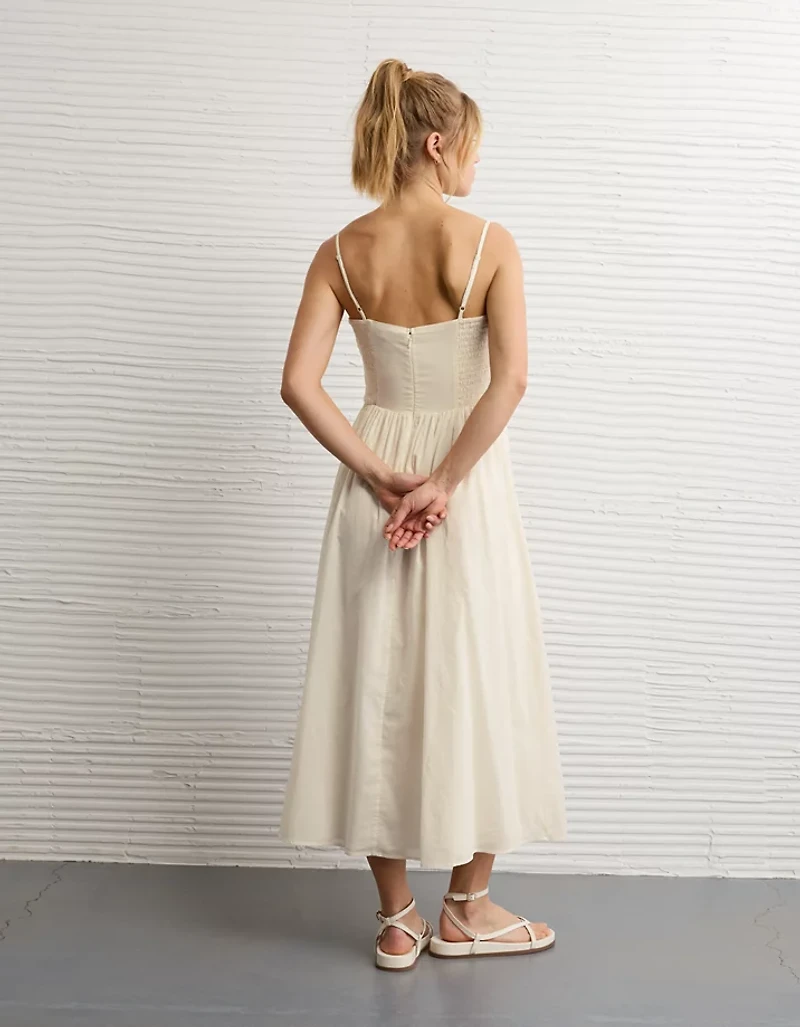 Peignoir mi-long à incrustations en dentelle Bella AE