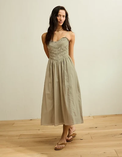 AE Bella Lace Inset Midi Dress