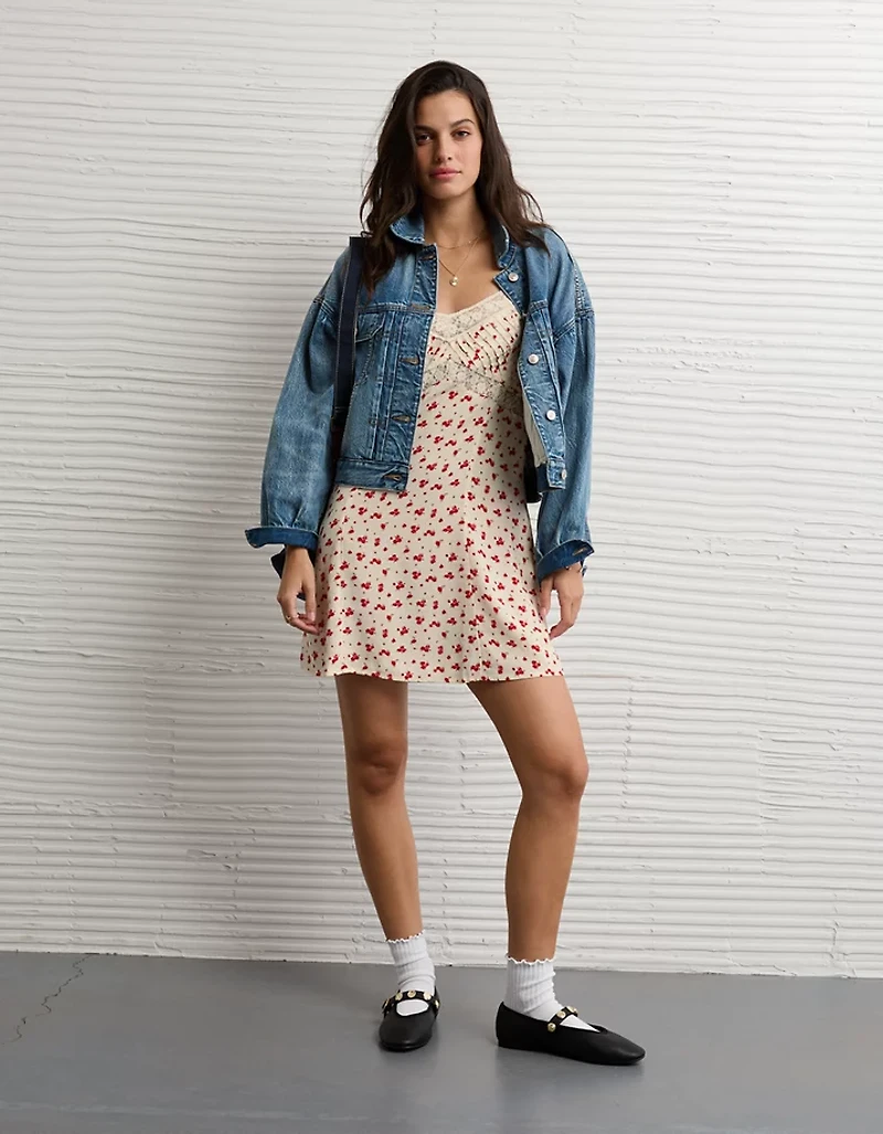 AE Lace Slip Mini Dress