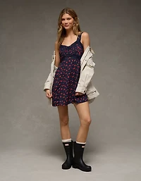 Minirobe à bretelles en dentelle AE