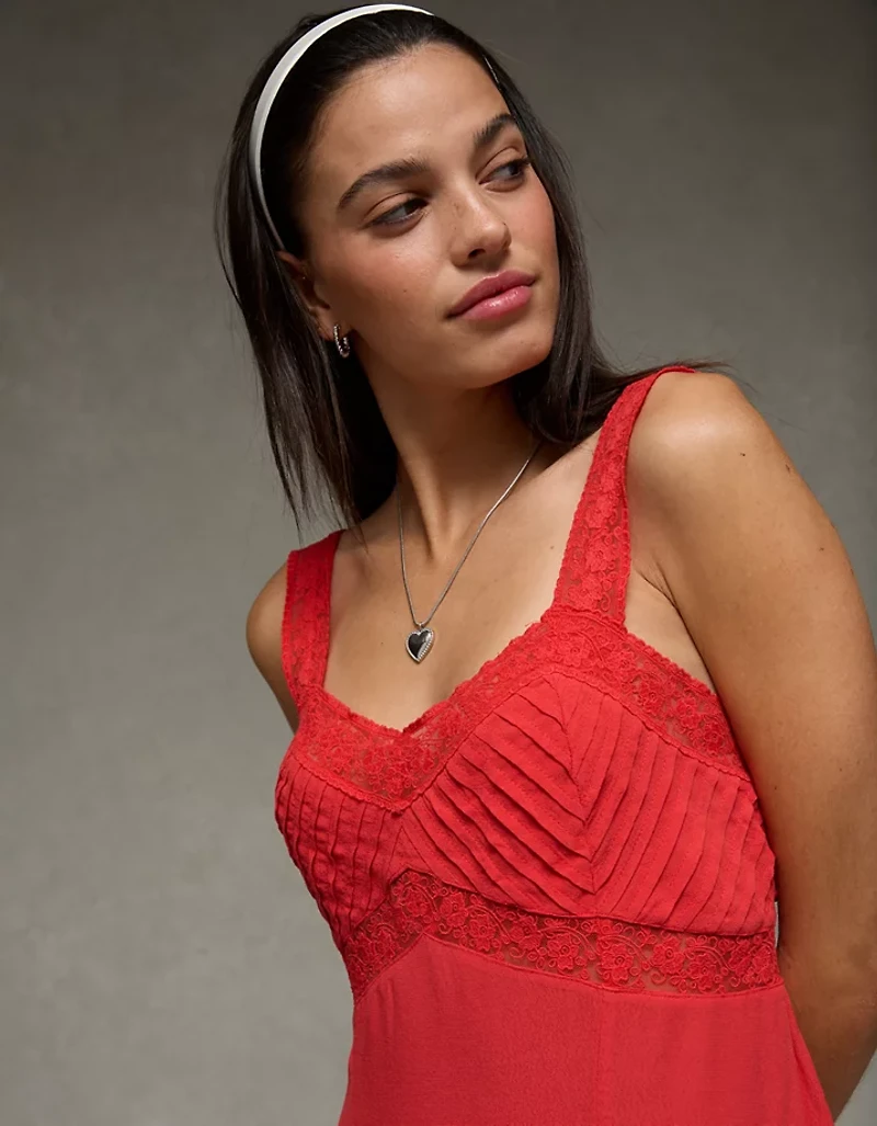 AE Lace Slip Mini Dress