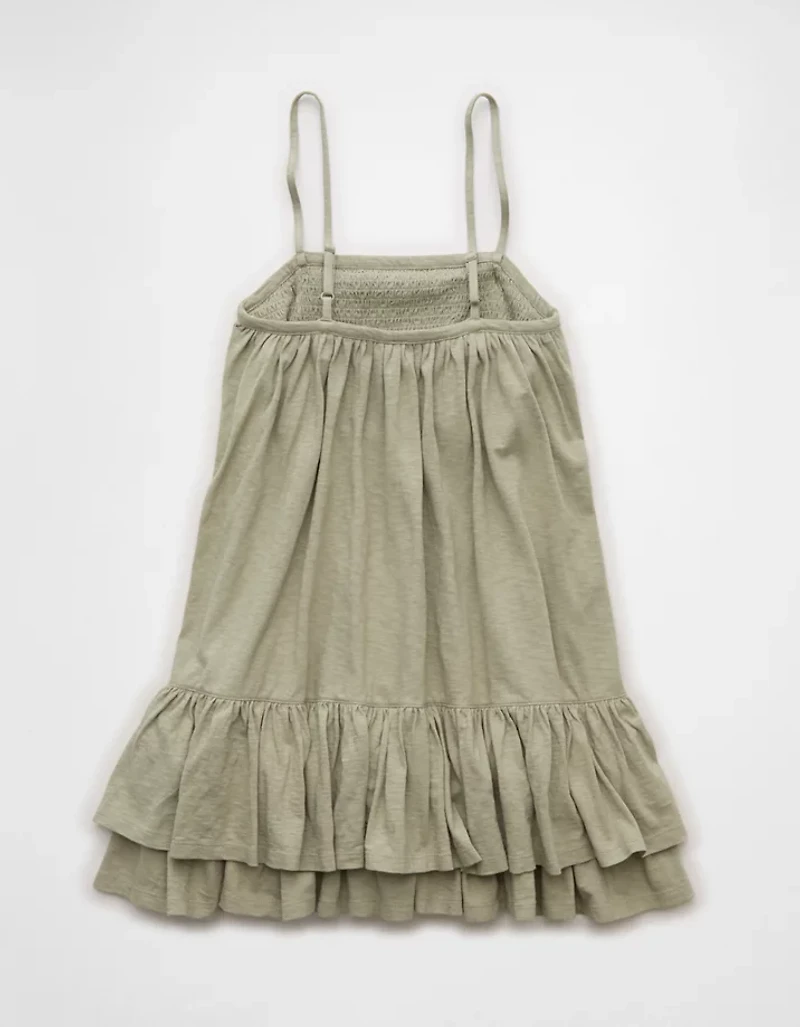 AE Sunchaser Knit Ruffled Mini Dress