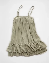 AE Sunchaser Knit Ruffled Mini Dress