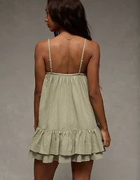 AE Sunchaser Knit Ruffled Mini Dress