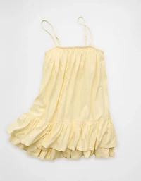 AE Sunchaser Knit Ruffled Mini Dress