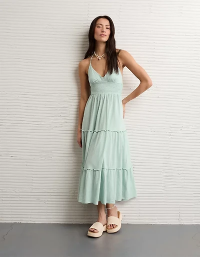 AE Sunchaser Halter Midi Dress