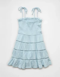 AE Sunchaser Smocked Tiered Mini Dress