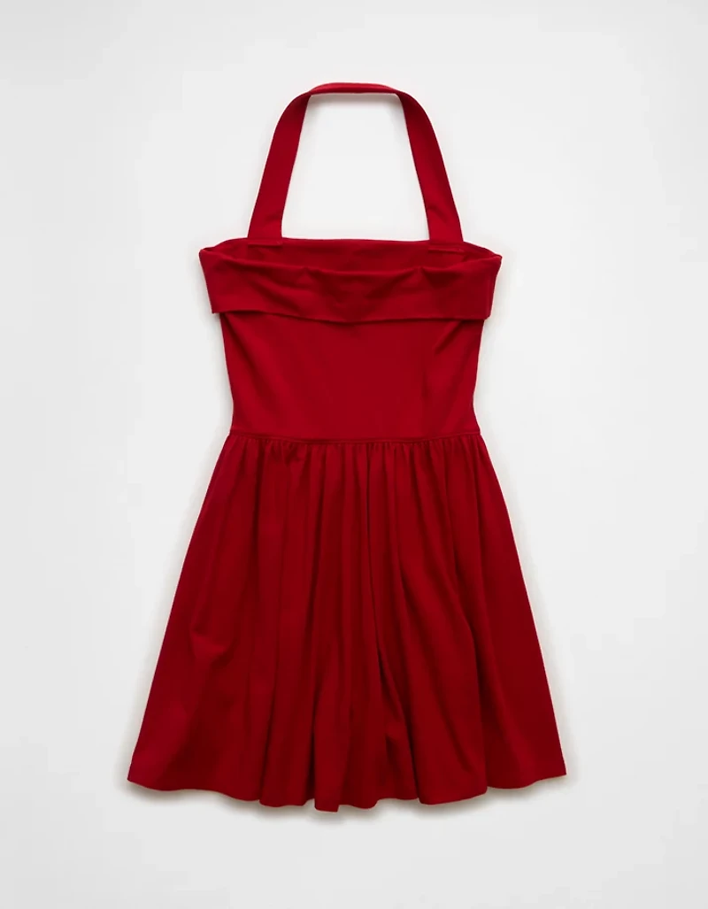 AE Knit Halter Mini Dress