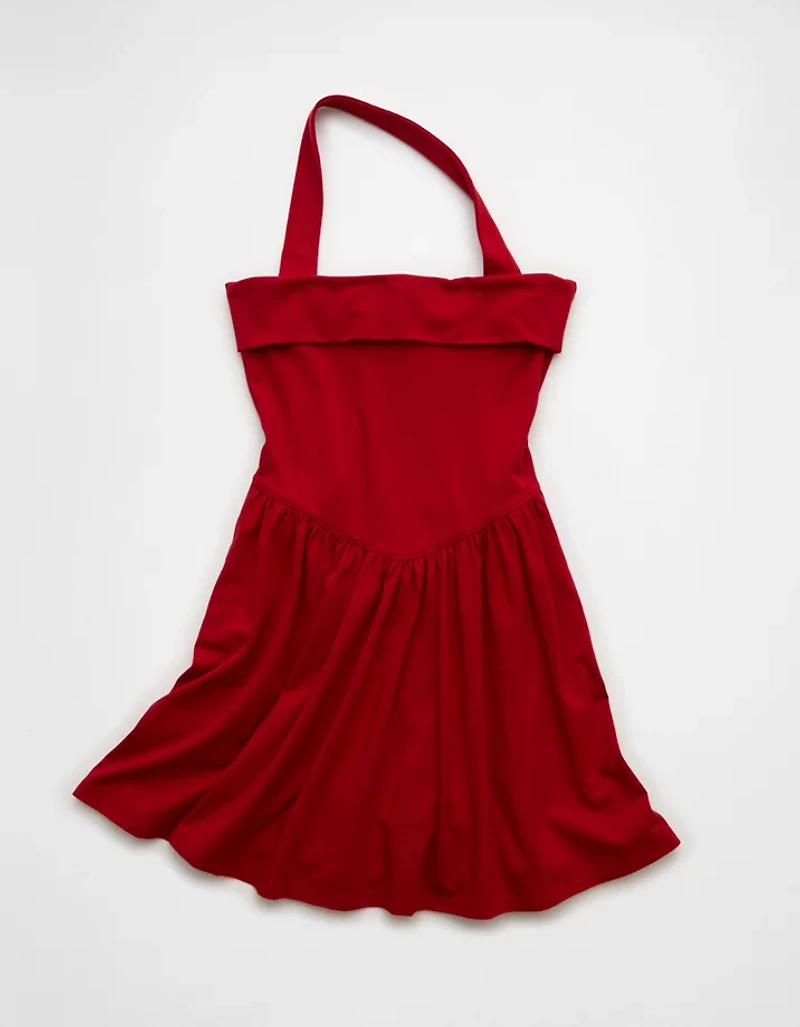 AE Knit Halter Mini Dress