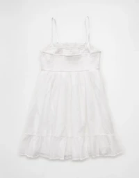 AE Lace Trim Babydoll Mini Dress