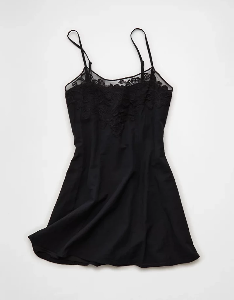 AE Lace Trim Mini Dress