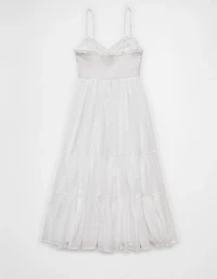 AE V-Neck Babydoll Midi Dress