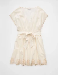 Minirobe festonnée brodée AE