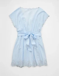 AE Scalloped Embroidered Mini Dress