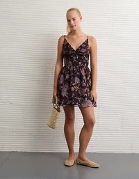 AE V-Neck Corset Mini Dress