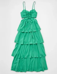 AE Babydoll Tiered Maxi Dress