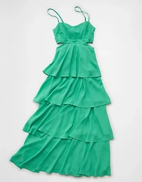 AE Babydoll Tiered Maxi Dress