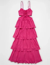 AE Babydoll Tiered Maxi Dress