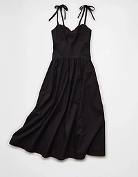 AE Sweetheart Tie-Strap Midi Dress