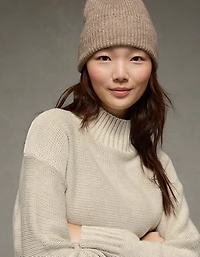 Minirobe chandail surdimensionnée à col roulé AE