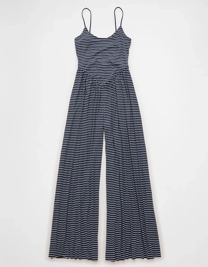 Combinaison-pantalon à jambe large Doux et sexy AE