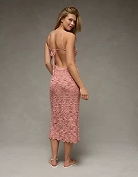 AE Halter Sweater Midi Dress