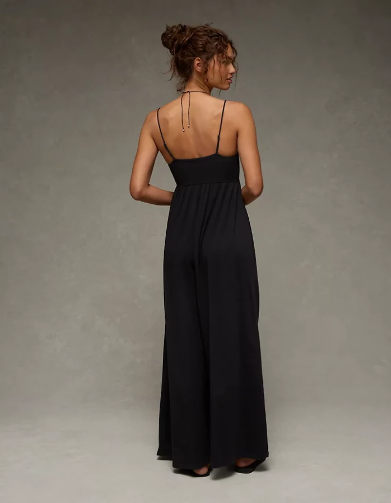 AE Knit Wide-Leg Jumpsuit