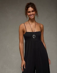 AE Knit Wide-Leg Jumpsuit