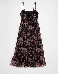 AE Ruched Bust Corset Midi Dress