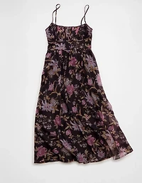 AE Ruched Bust Corset Midi Dress