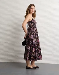 AE Ruched Bust Corset Midi Dress