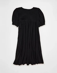 AE Sunchaser Babydoll Puff Sleeve Mini Dress