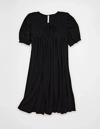 AE Sunchaser Babydoll Puff Sleeve Mini Dress
