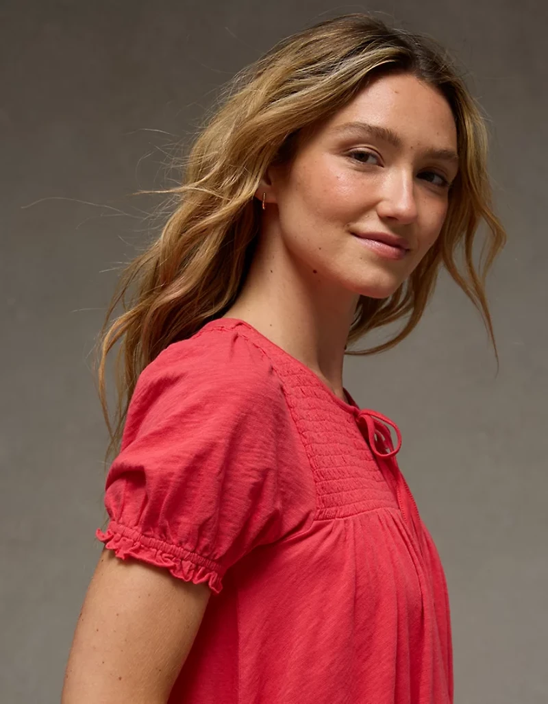 Minirobe nuisette à manches bouffantes Sunchaser AE