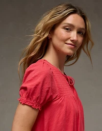 Minirobe nuisette à manches bouffantes Sunchaser AE