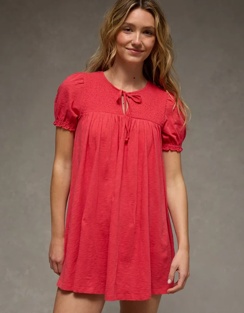 Minirobe nuisette à manches bouffantes Sunchaser AE