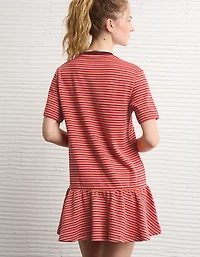 Minirobe en tricot à taille basse AE