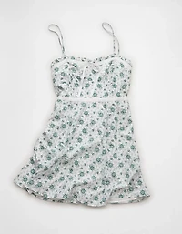 AE Sweetheart Tie-Front Midi Dress