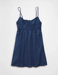 Minirobe boutonnée avec insertion en dentelle AE
