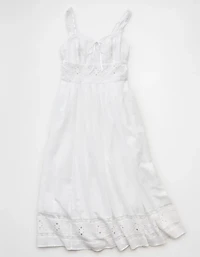 AE Catie Corset Embroidered Midi Dress