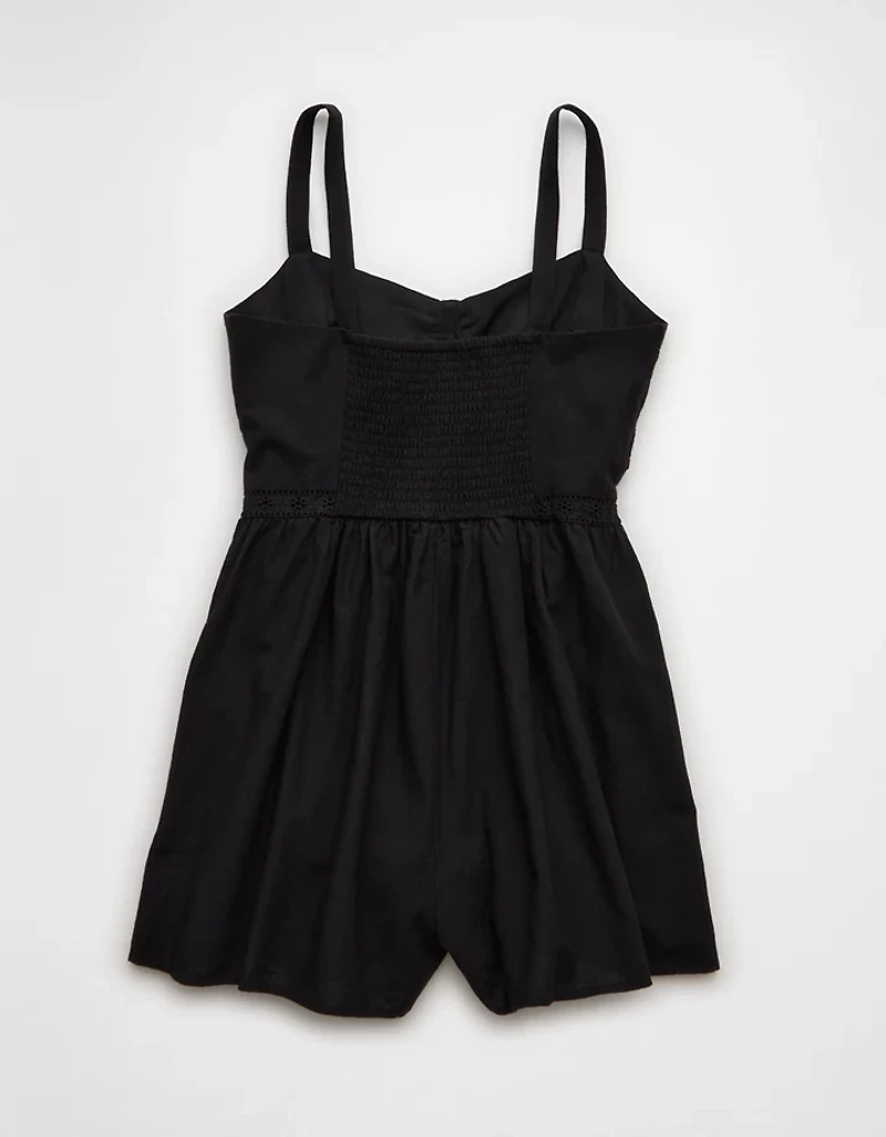 AE Lace-Inset Romper