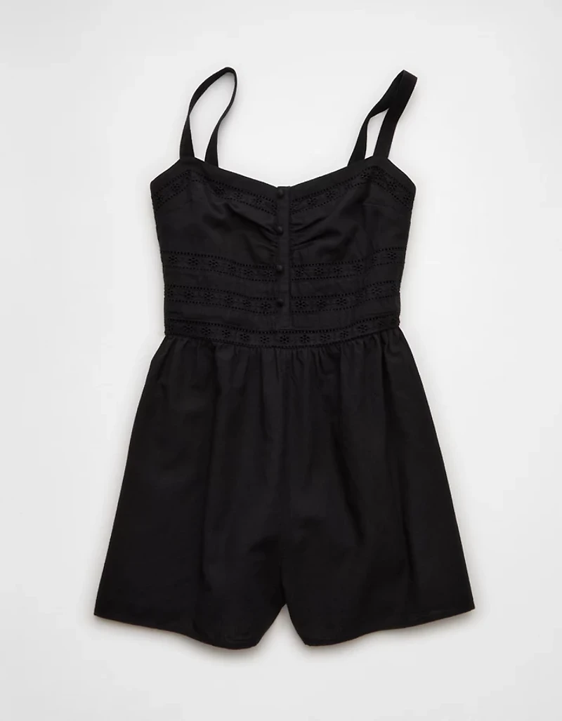 AE Lace-Inset Romper