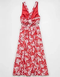 AE V-Neck Cut-Out Midi Dress