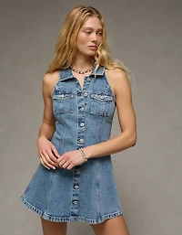 AE Denim Sleeveless Mini Dress