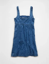 AE Printed Denim Mini Dress