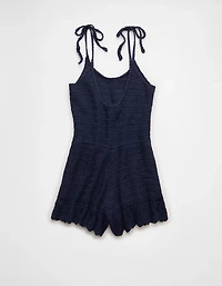 AE Tie-Strap Sweater Romper