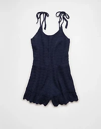 AE Tie-Strap Sweater Romper