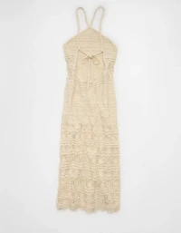 AE Halter Sweater Midi Dress