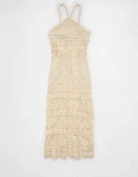 AE Halter Sweater Midi Dress