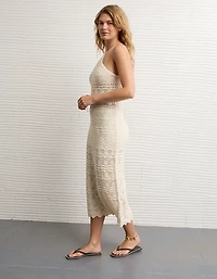 AE Halter Sweater Midi Dress